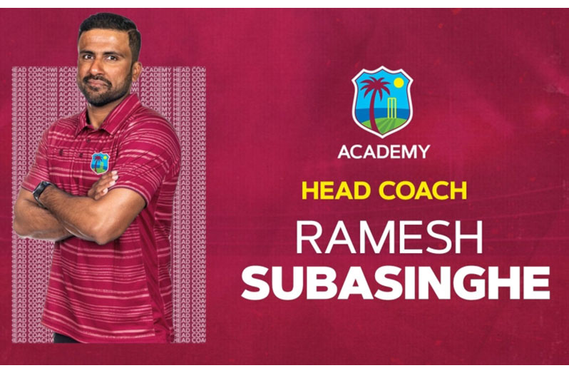 Ramesh Subasinghe appointed Head coach of WI Academy - Guyana Chronicle