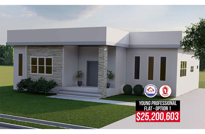 The young professional homes will be constructed in four distinct styles, comprising two flat units valued at $25,200,603 and $25,290,178, and two elevated units priced at $33,980,153 and $34,450,145