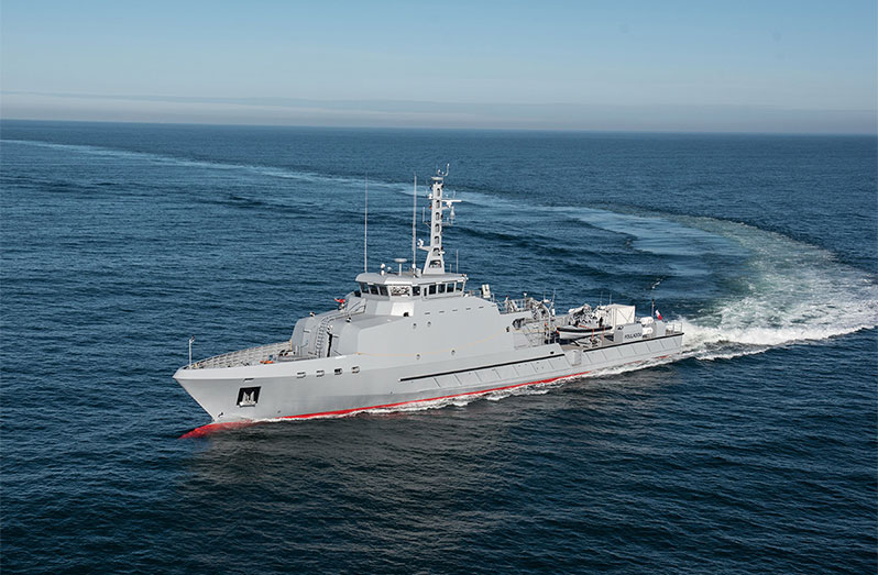 The model 190 Offshore Patrol Vessel