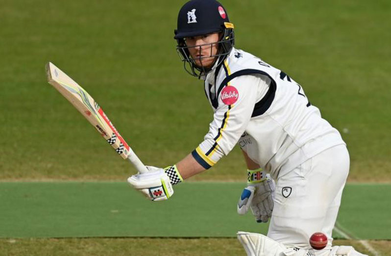 Alex Davies struck 28 fours and three sixes in his 256