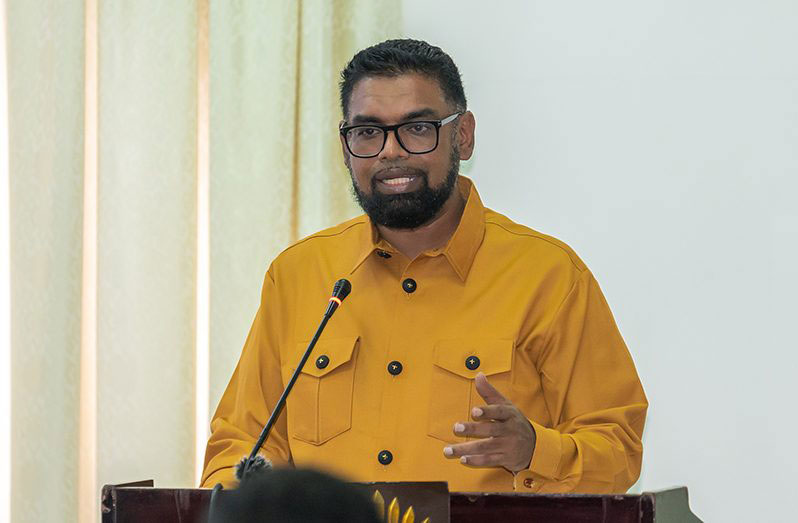 President, Dr Irfaan Ali