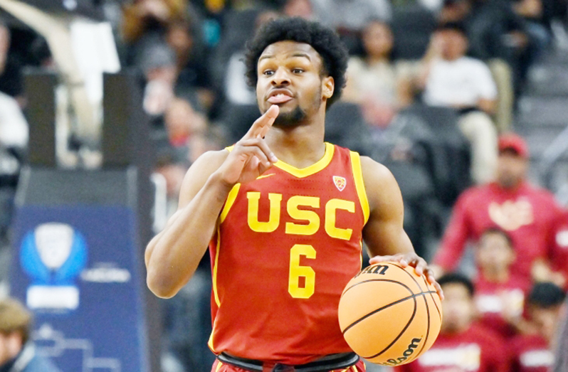 Bronny James, son of four-time NBA champion LeBron James