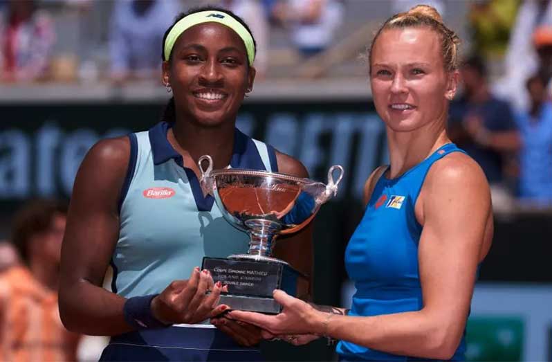 Coco Gauff had previously lost in the 2022 French Open women's doubles final with Jessica Pegula.