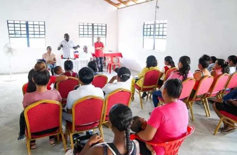 A $4.7 million Multi-purpose Community Centre was officially commissioned on Saturday in Tigerbone/Banakari located along the along the Soesdyke-Linden Highway