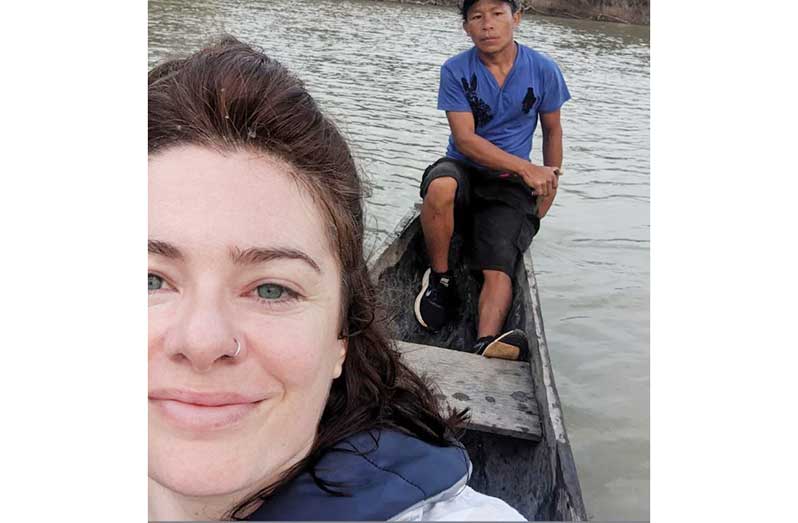 Amy Lynch during her time in Guyana (Lonely Planet photo)