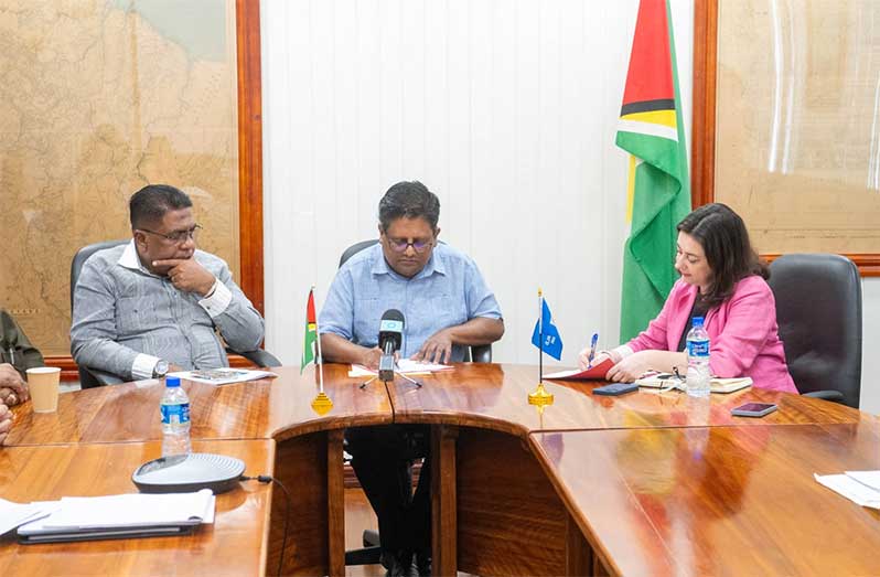 As the government continues to ramp up efforts to strengthen the country’s flood adaptation and resilience, Senior Minister in the Office of the President with Responsibility for Finance and the Public Service, Dr. Ashni Singh on Monday signed a US$45 million agreement with the World Bank, for the Coastal Adaptation and Resilience (CARes) project