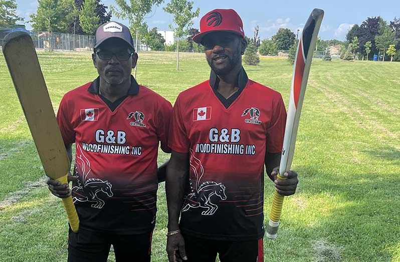 Uniss Yusuf (left) and Troy Gobin