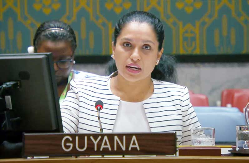 Deputy Permanent Representative of Guyana to the United Nations, Ambassador Trishala Persaud