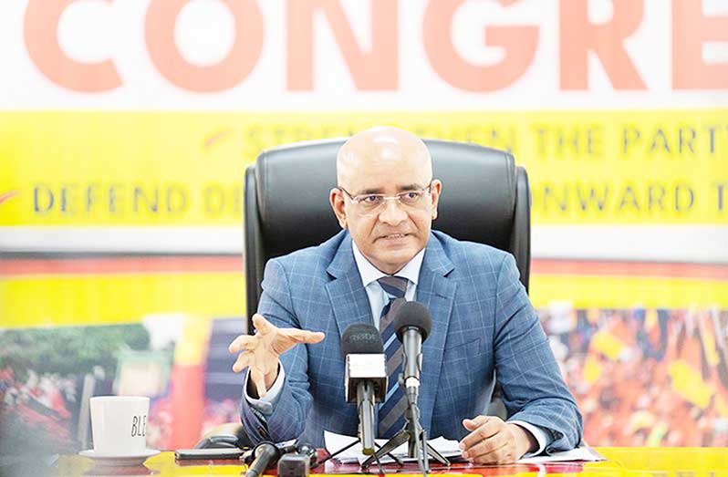 PPP General Secretary, Dr Bharrat Jagdeo