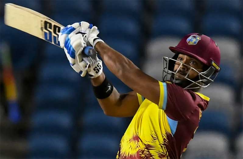 Nicholas Pooran blasted 35 off 13 to set the tone • AFP/Getty Images