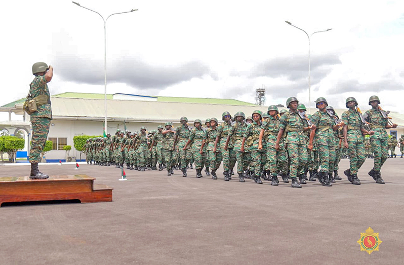 Recruits, 186, including 55 females join GDF - Guyana Chronicle