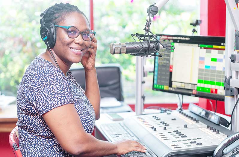 Supervisor for Radio at the National Communications Network (NCN), Nerissa Pearson (Photo by: Delano Williams)