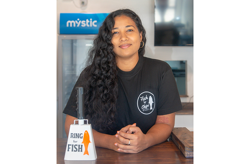 Owner of Fish and Chips by Smally’s, Vanessa Small