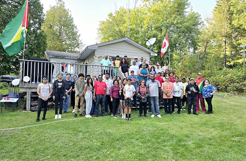 Guyanese residing in Coboconk Kawartha Lake, Ontario, Canada, at the annual Heritage Day celebration