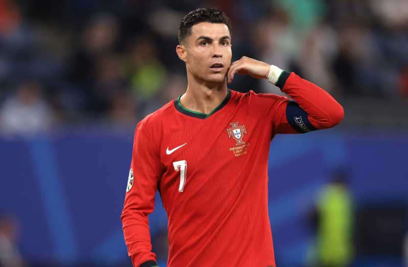 Cristiano Ronaldo holds the record for the most caps and goals of any player in men's international football
