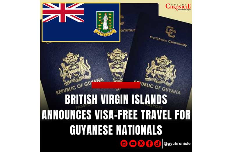 BVI announces visa-free travel to the territory