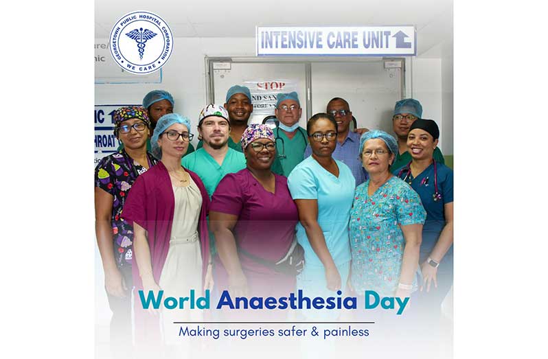 GPHC celebrates World Anesthesia Day Guyana Chronicle