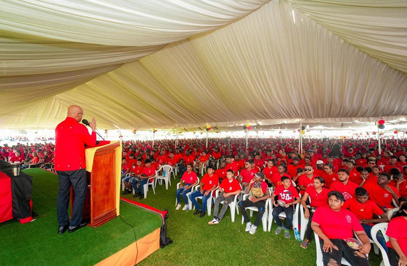 Scenes from the PPP Region Three Youth Conference which was held at the National Track and Field Centre at Leonora, on Sunday