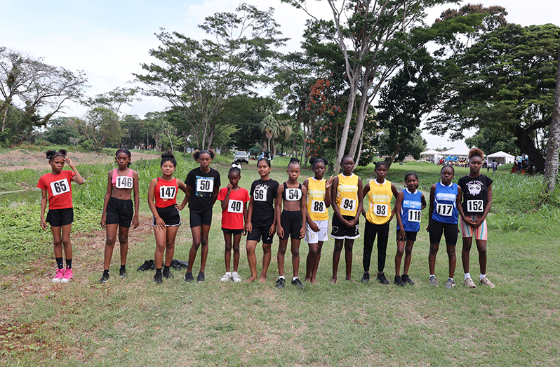 some of the athletes for the Secondary School Athletics League