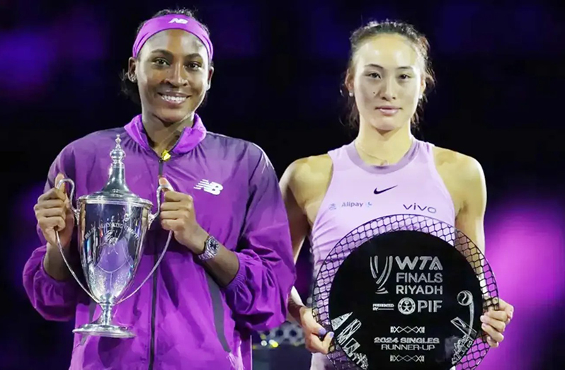 Coco Gauff now holds a 2-0 win record over Zheng Qinwen