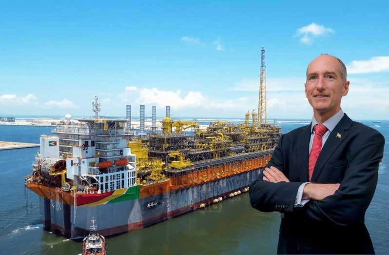 President of ExxonMobil Guyana, Alistair Routledge