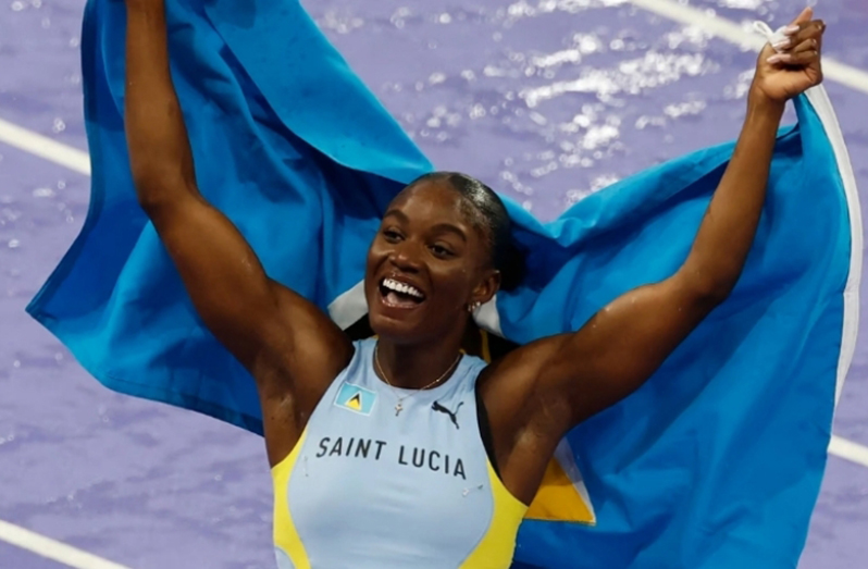 Saint Lucia’s queen of sprinting Julien Alfred