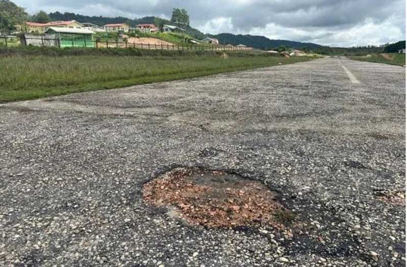 Shot of the Paramakatoi Airstrip