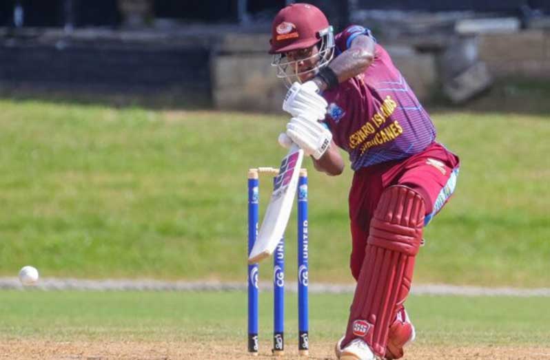 Justin Greaves created history when he scored a third consecutive century in the Regional Super50 against Trinidad & Tobago Red Force