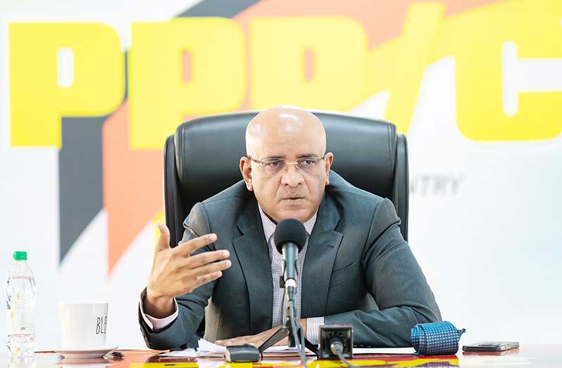 PPP General Secretary, Dr Bharrat Jagdeo (Delano Williams photo)