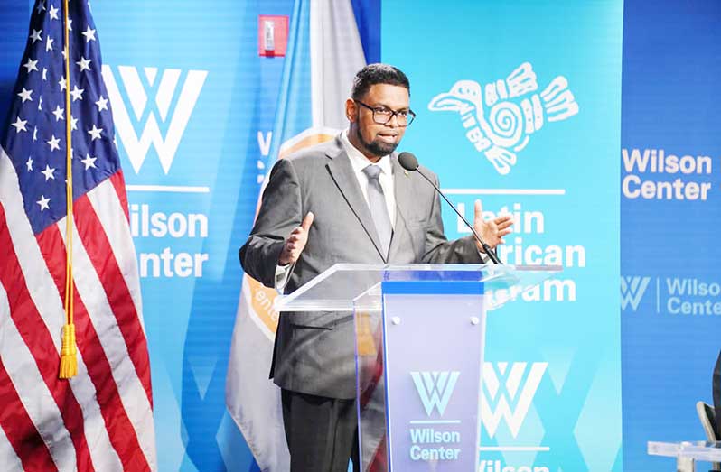 President, Dr Irfaan Ali in 2022 had outlined the results of his government’s policy-formulation capabilities during a discussion at the Woodrow Wilson International Center for Scholars, in Washington DC