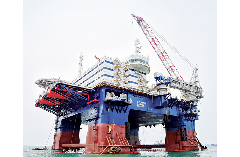 One of Cotemar’s state-of-the-art semi-submersible platforms that provides construction and accommodation services