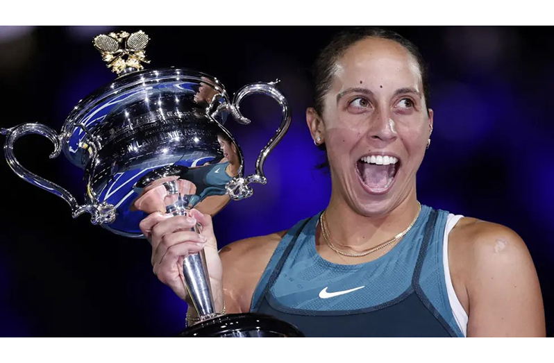 Madison Keys is the first woman to beat the top two seeds at a major since Svetlana Kuznetsova at the 2009 French Open