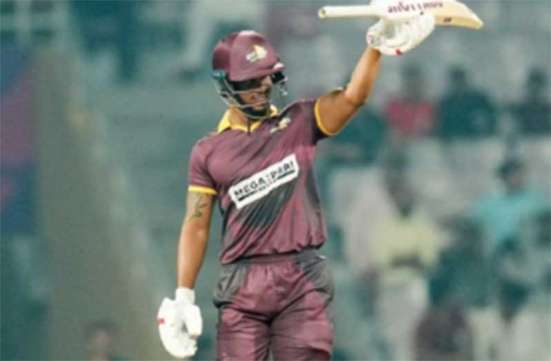 Lendl Simmons hit an unbeaten 94 off 44 balls to lead West Indies Masters to victory