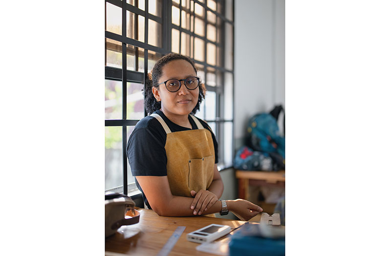 Cassandra Chu, a graduate of the Burrowes School of Art, is currently in the intermediate class and says the class has helped her become more confident in her abilities (Samuel Maughn photo)