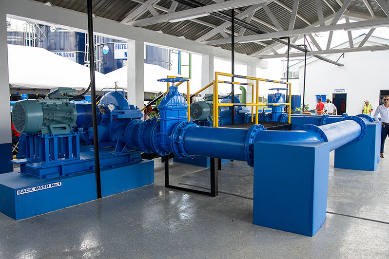 At Wales the plant can be upscaled to treat 9.5 million litres of water, and in the future be outfitted with booster pumps and filters, further enhancing water quality