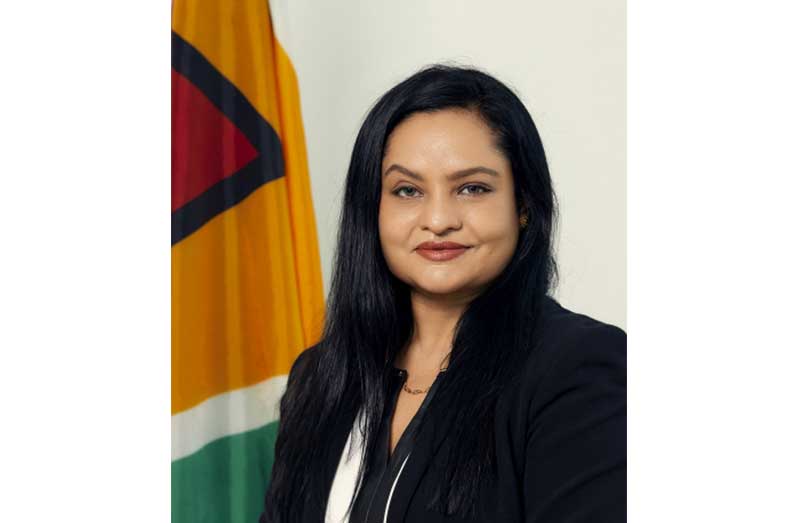 Minister of Human Services and Social Security, Vindhya Persaud.