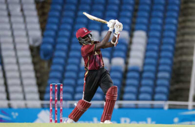 Kofi James scored the most runs in the West Indies Breakout League