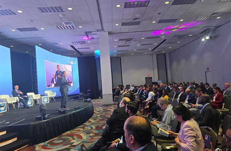 Dr. Peter Ramsaroop, Chief Investment Officer of the Government of Guyana and Agency Head of the Guyana Office for Investment (Go-Invest) delivered featured remarks during the Around the World Series panel