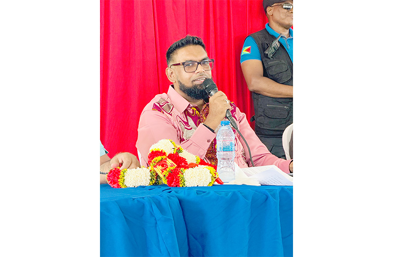 President, Dr Irfaan Ali