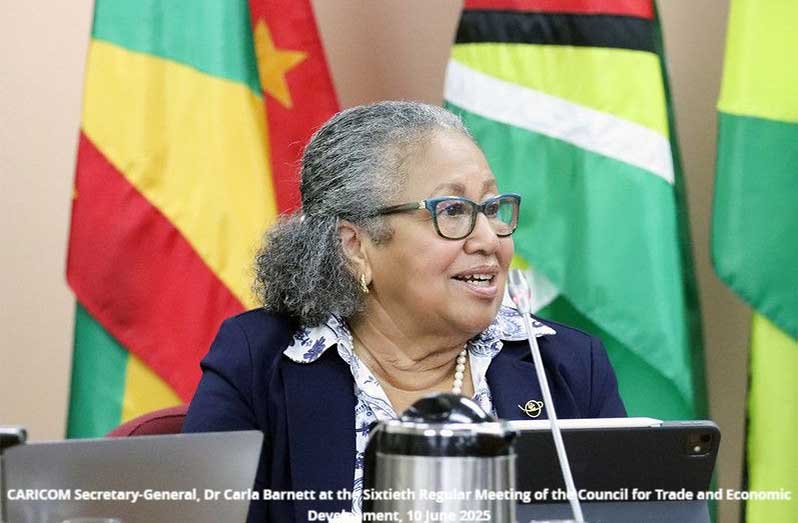 CARICOM Secretary-General, Dr. Carla Barnett
