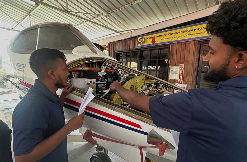 The Art Williams and Harry Wendt Aeronautical Engineering School in Guyana was designed mainly to enable the country’s aircraft industry to produce its own highly trained aircraft maintenance engineers