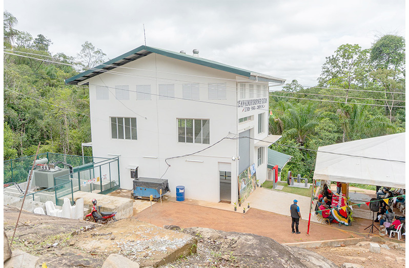 The Kumu Hydropower Station is expected to generate approximately 9,700 MWh of clean energy annually—supplying up to 1,500 kilowatts to the Lethem Power Company grid, reducing fossil-fuel reliance and advancing Guyana’s renewable-energy agenda (Office of the Prime Minister photos)