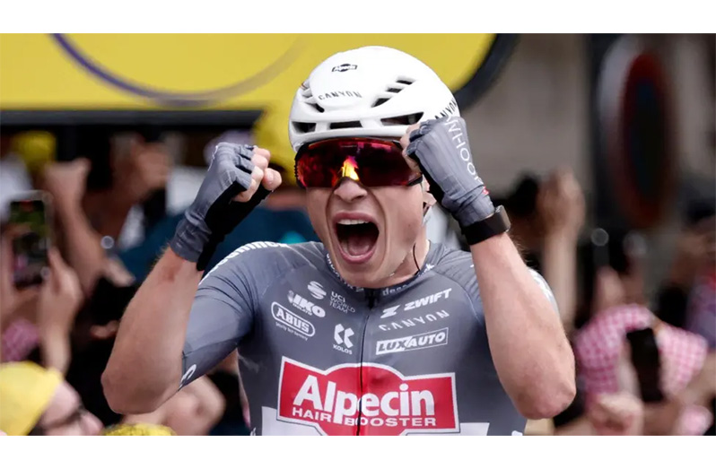 Jasper Philipsen claimed his first stage win at the Tour de France in 2022