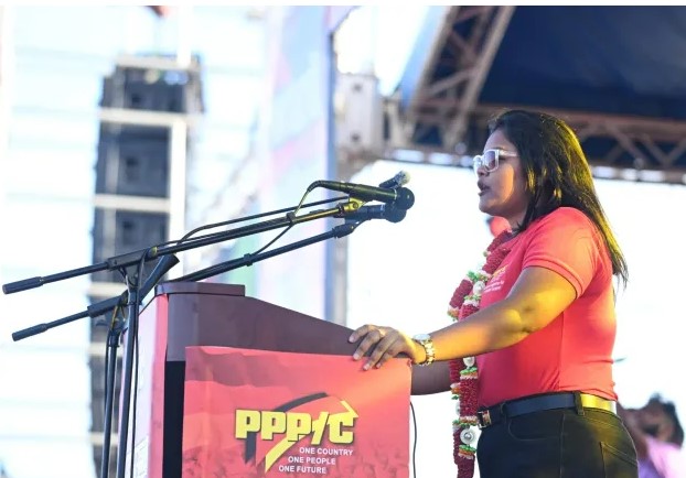 Kareena Persaud, a young candidate on the PPP/C’s top-up list (DPI)