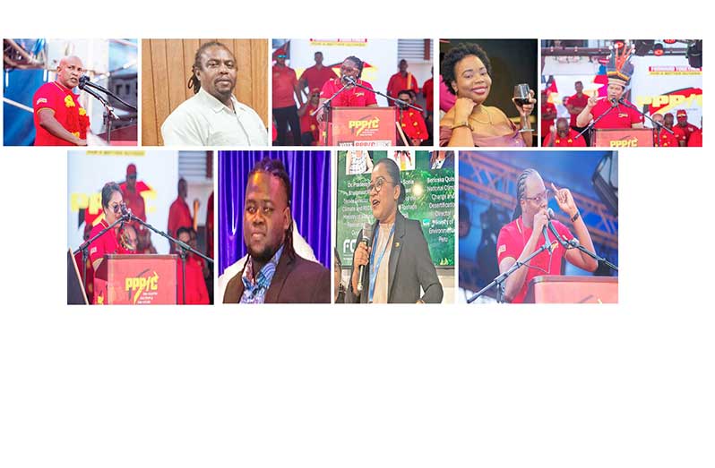 Some of the new faces on the PPP/C’s list of candidates (Delano Williams photos)