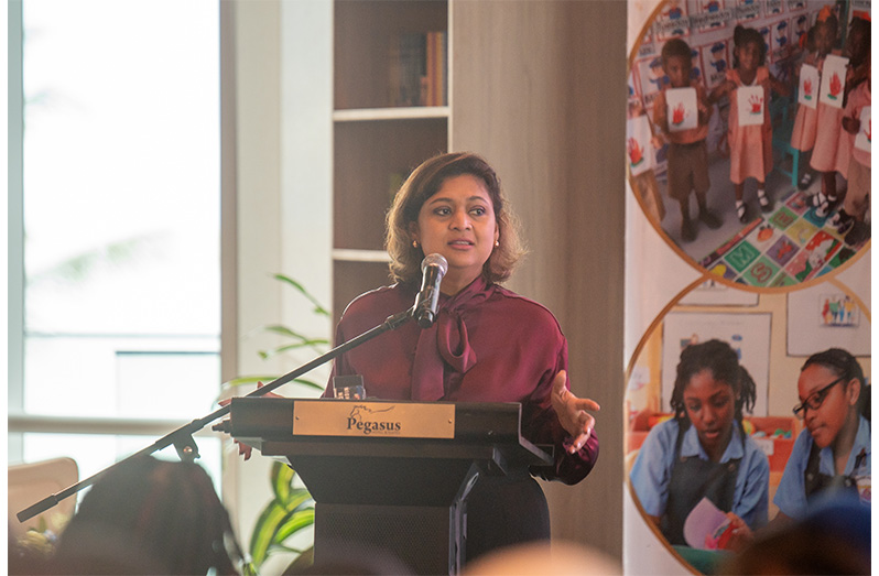 Minister of Education, Priya Manickchand (Delano Williams photos)