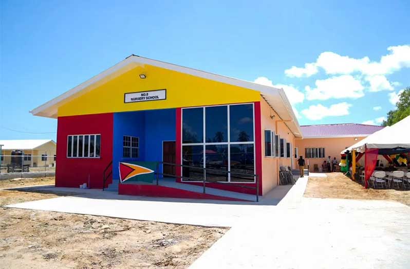 Number Eight Nursery School, West Coast Berbice (DPI photos)
