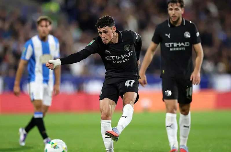 Phil Foden scored his second goal of the season for Manchester City
