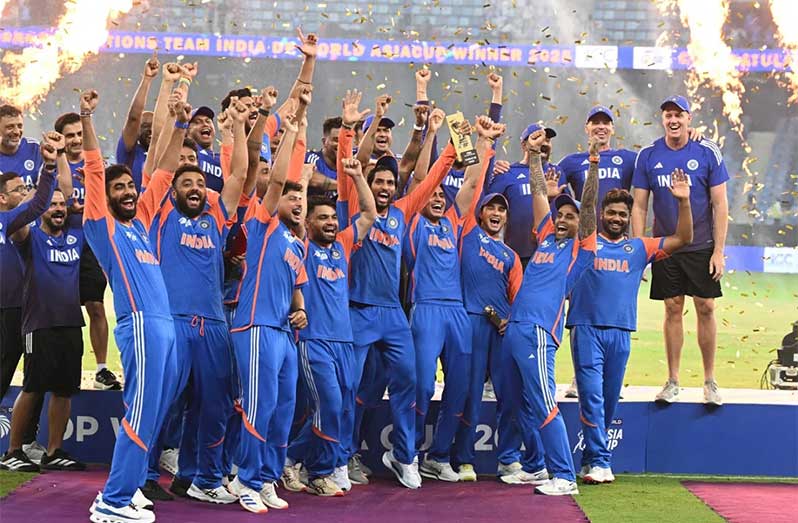 India won their ninth Asia Cup title•Sep 28, 2025•AFP/Getty Images