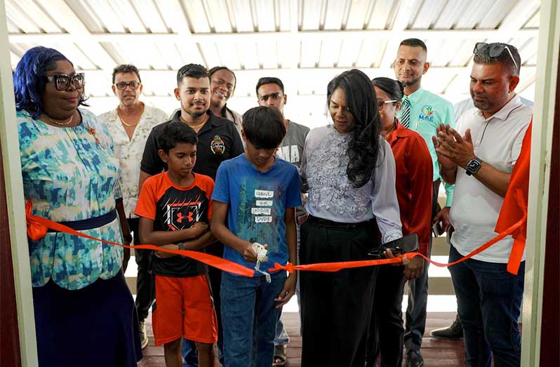 Minister of Education, Sonia Parag, on Monday, commissioned a learning centre at Foulis/Enmore, where she emphasised the government’s commitment to decentralising education and expanding access to resources through the establishment of learning and resource centres (Ministry of Education photos)
